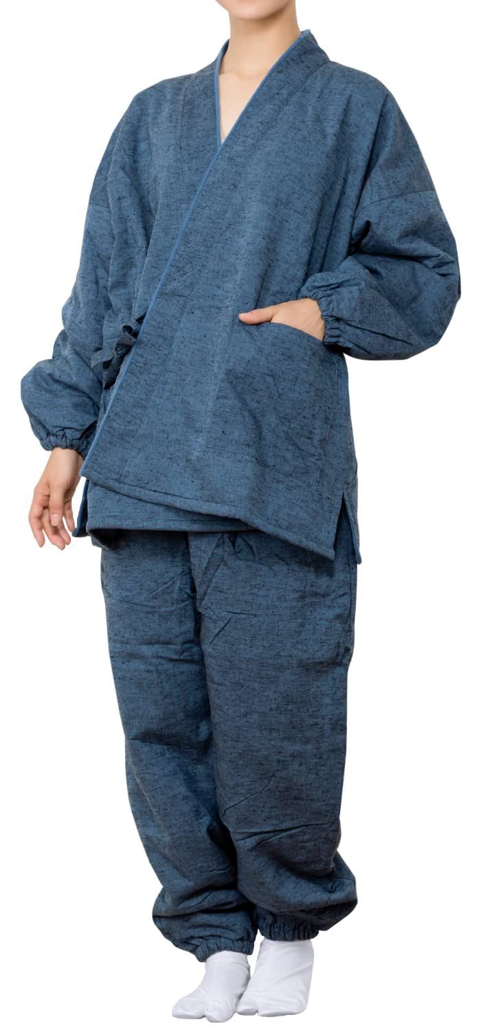 キョウエツ KYOETSU 作務衣 レディース 冬 フリース さむえ 女性