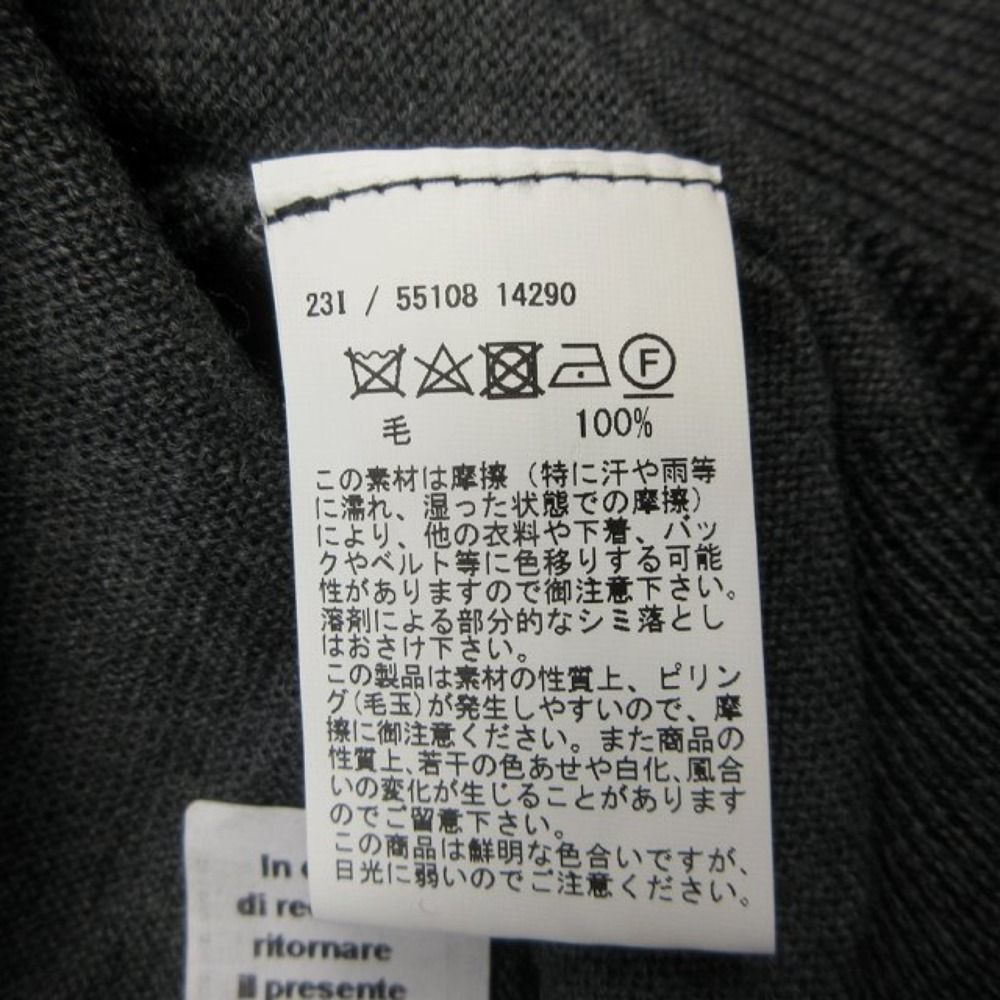 美品 GRAN SASSO グランサッソ 12ゲージ ウール ソリッド モックネック  