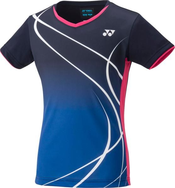 【新品・5営業日で発送】YONEX ヨネックス ジュニアゲームシャツ (20671J) 色 : ネイビーブルー サイズ : J120 
