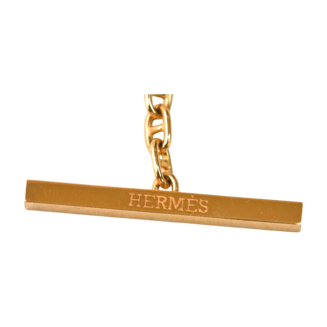 エルメス HERMES シェーヌダンクル コントゥール ブレスレット K18 