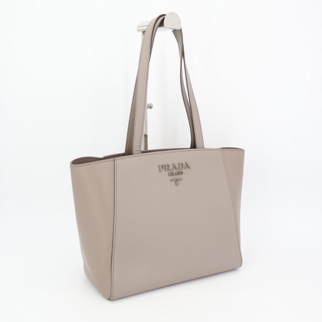 2501-5｜美品｜プラダ トートバッグ レザー ベージュ 2501-5｜美品｜プラダ トートバッグ レザー ベージュ