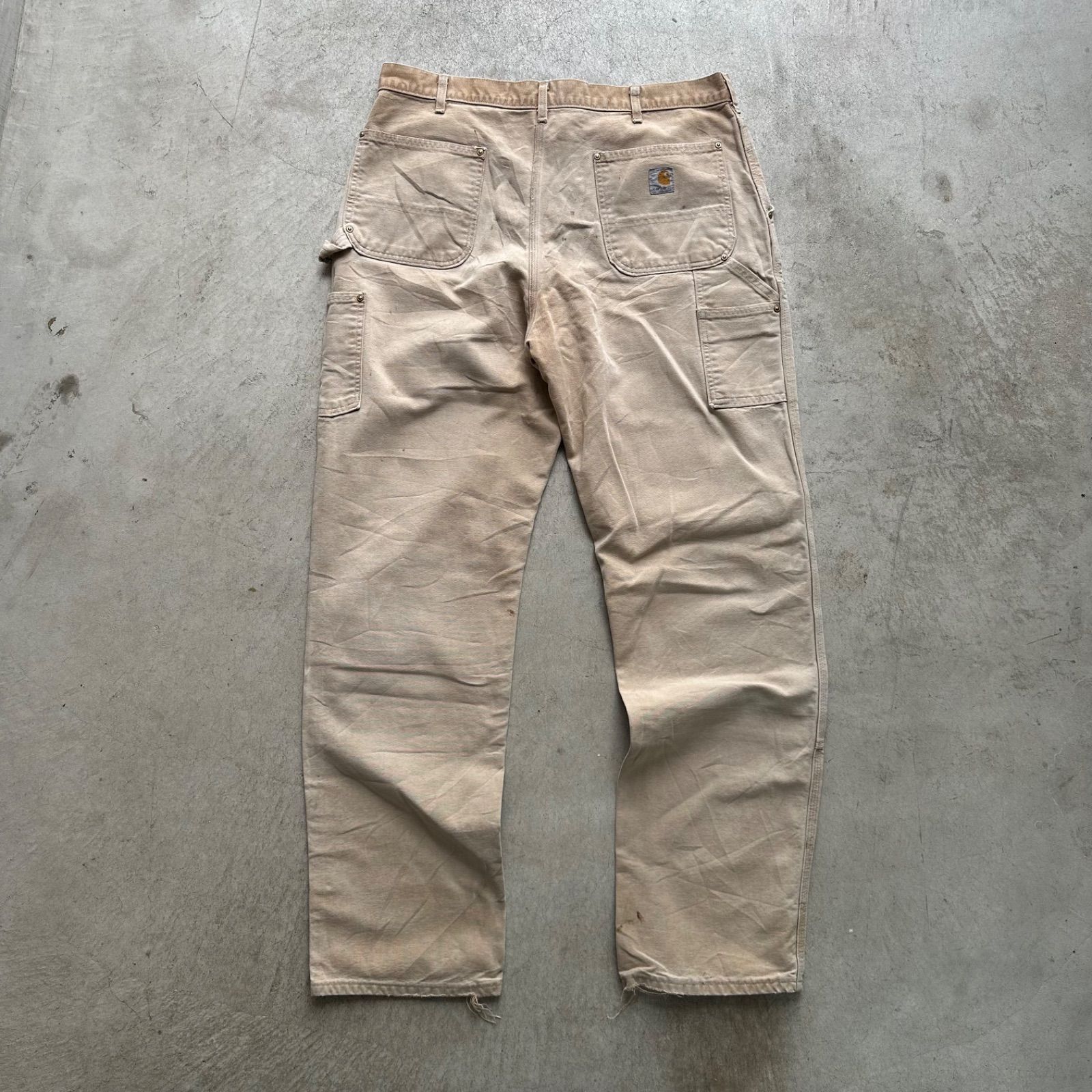 カーハート ダブルニー USA製 38/36 carhartt リアルワーク