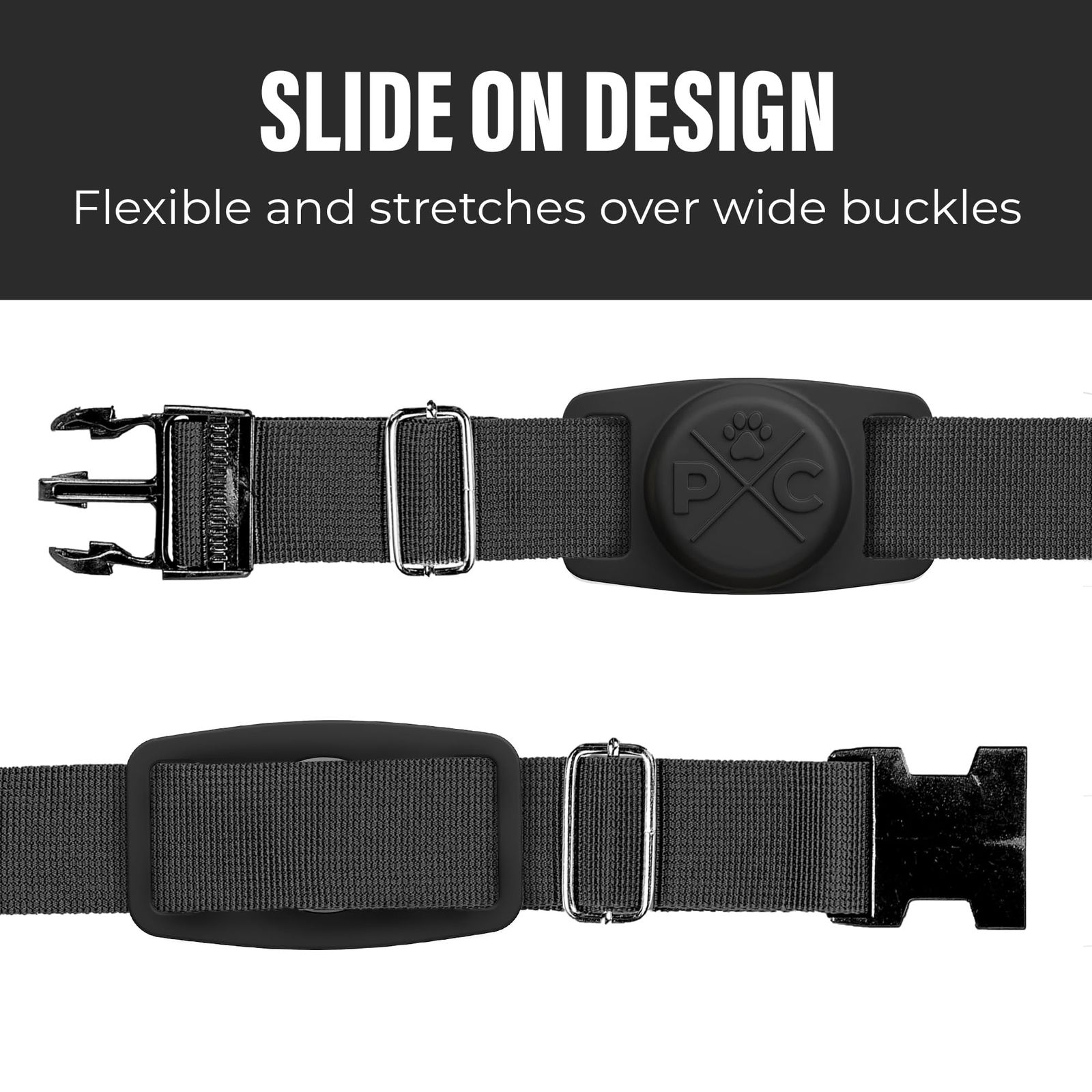 Pup Culture AirTag 犬用首輪 | 丈夫で保護力のあるホルダー - Apple