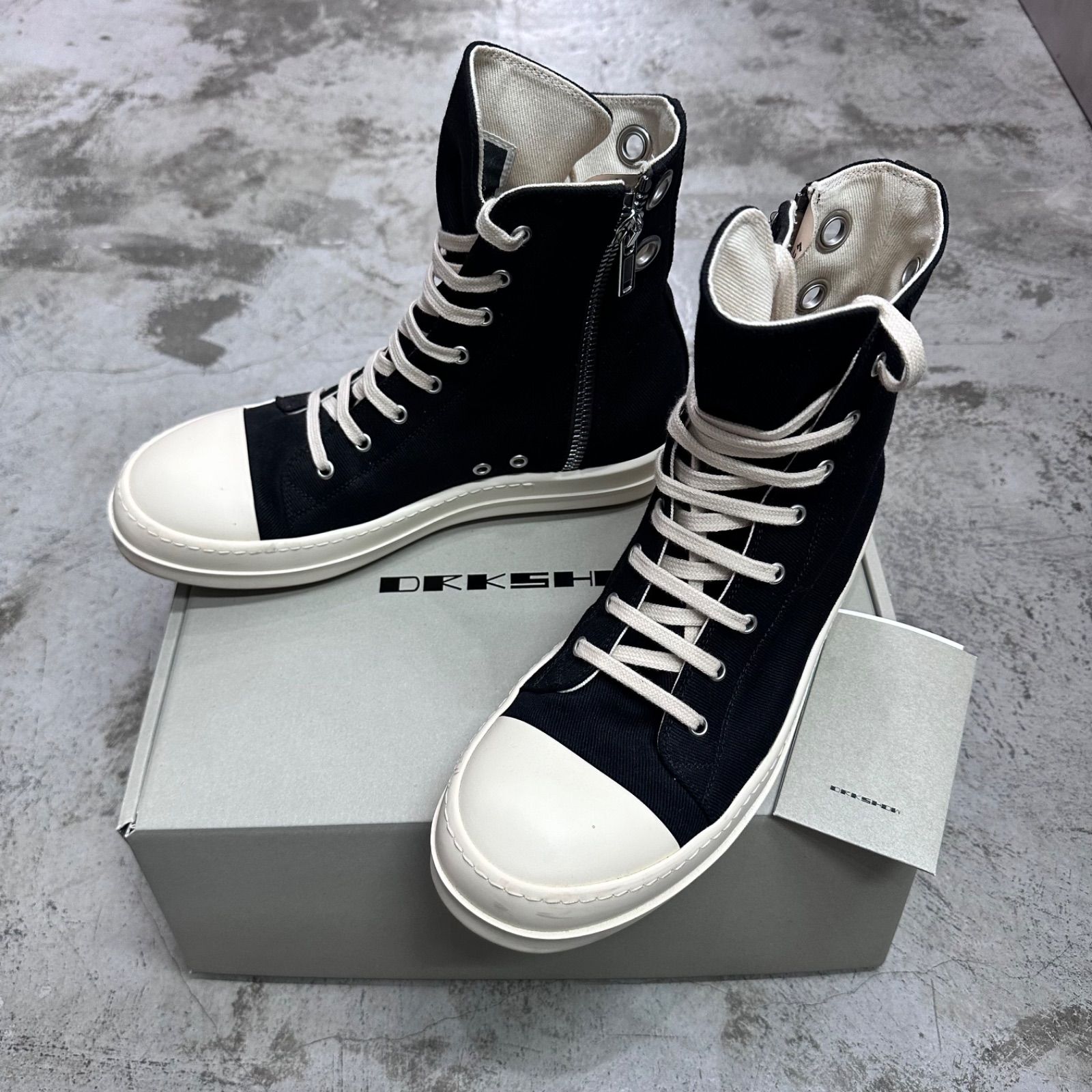 ootd ファッション (新品43) rick owens drkshdw boots