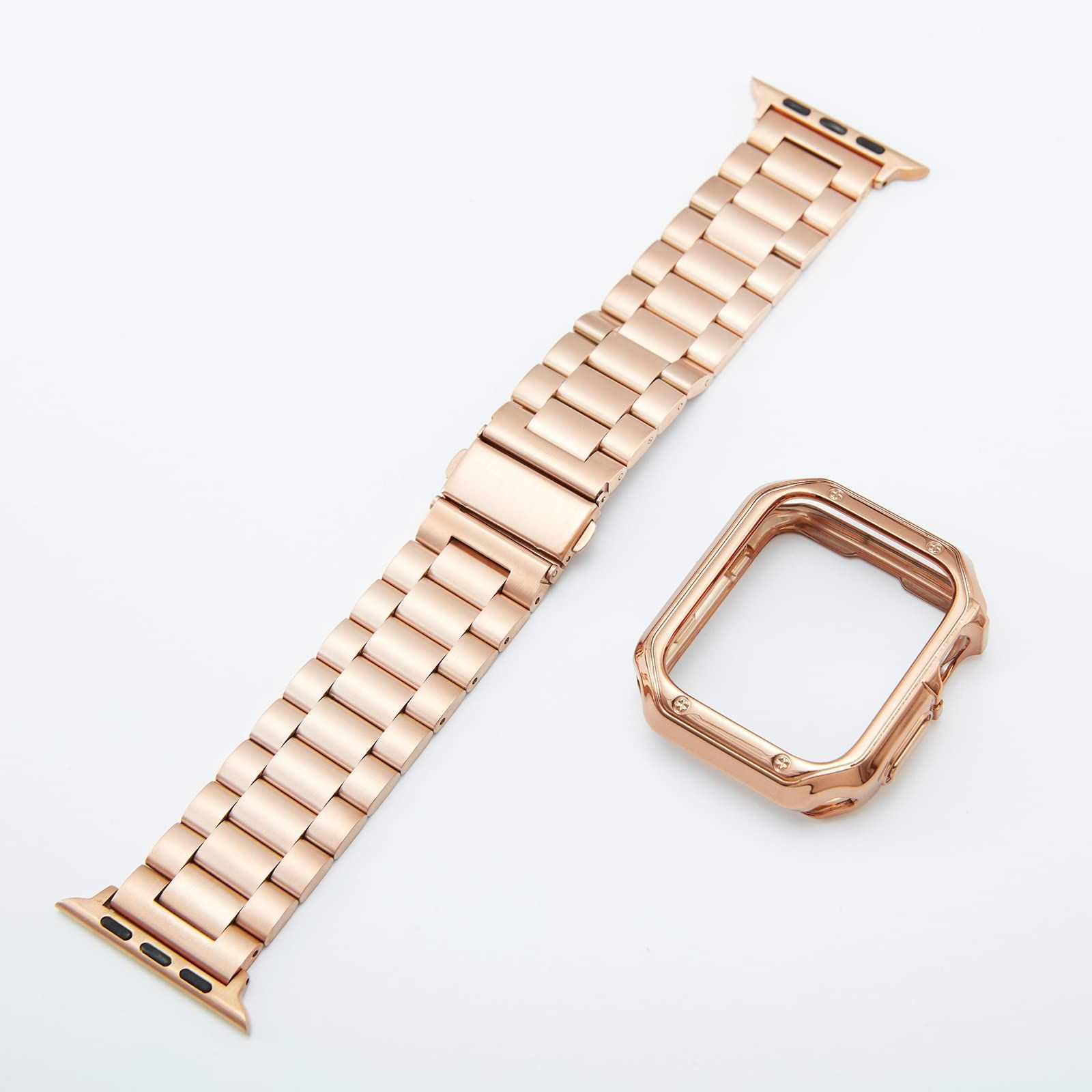 新着商品】Apple Watch バンド 38mm 40mm 41mm コンパチブル ローズ