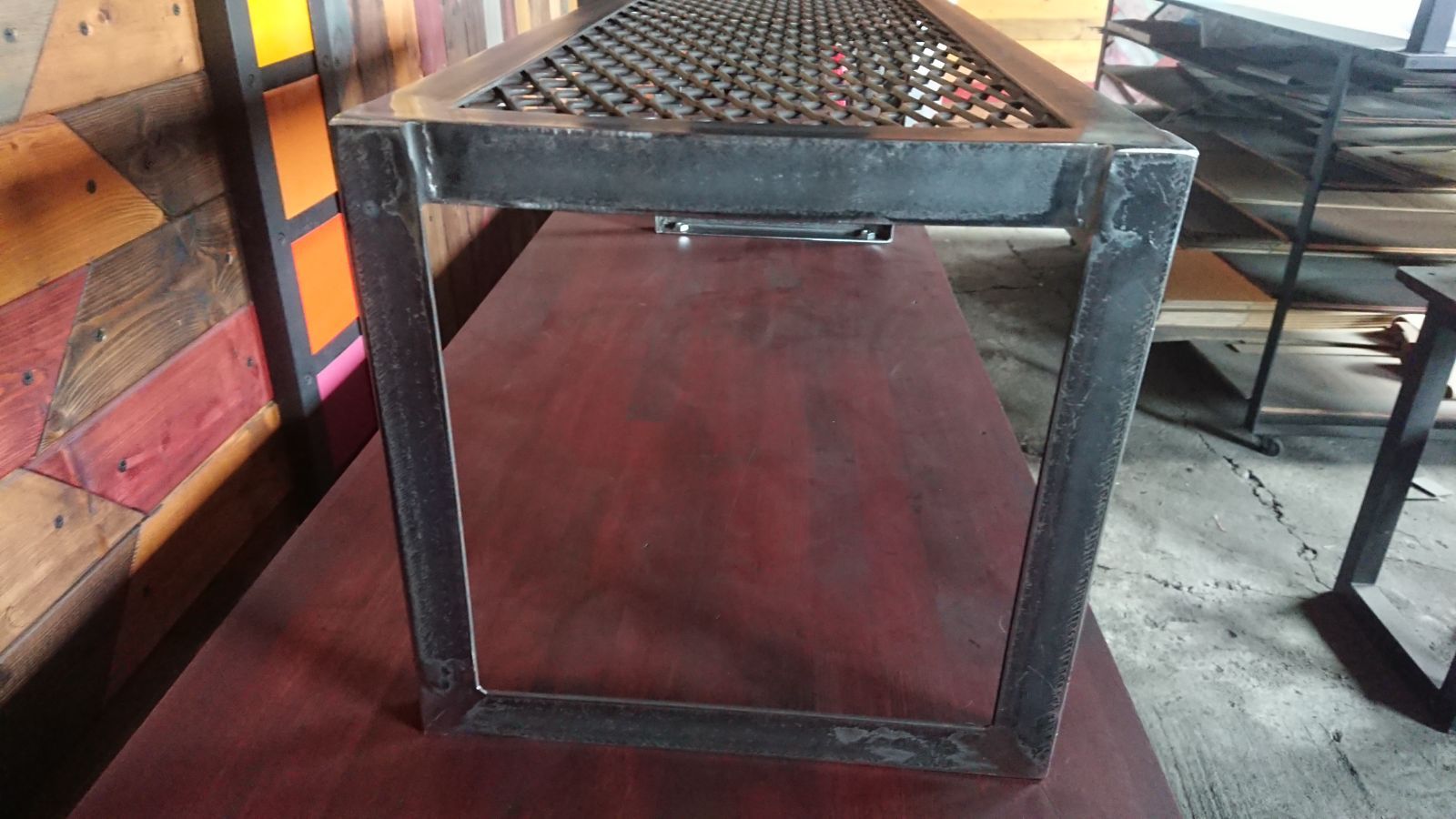 無塗装でアイアンなシューズラック♪ 300×900×300mm Π型