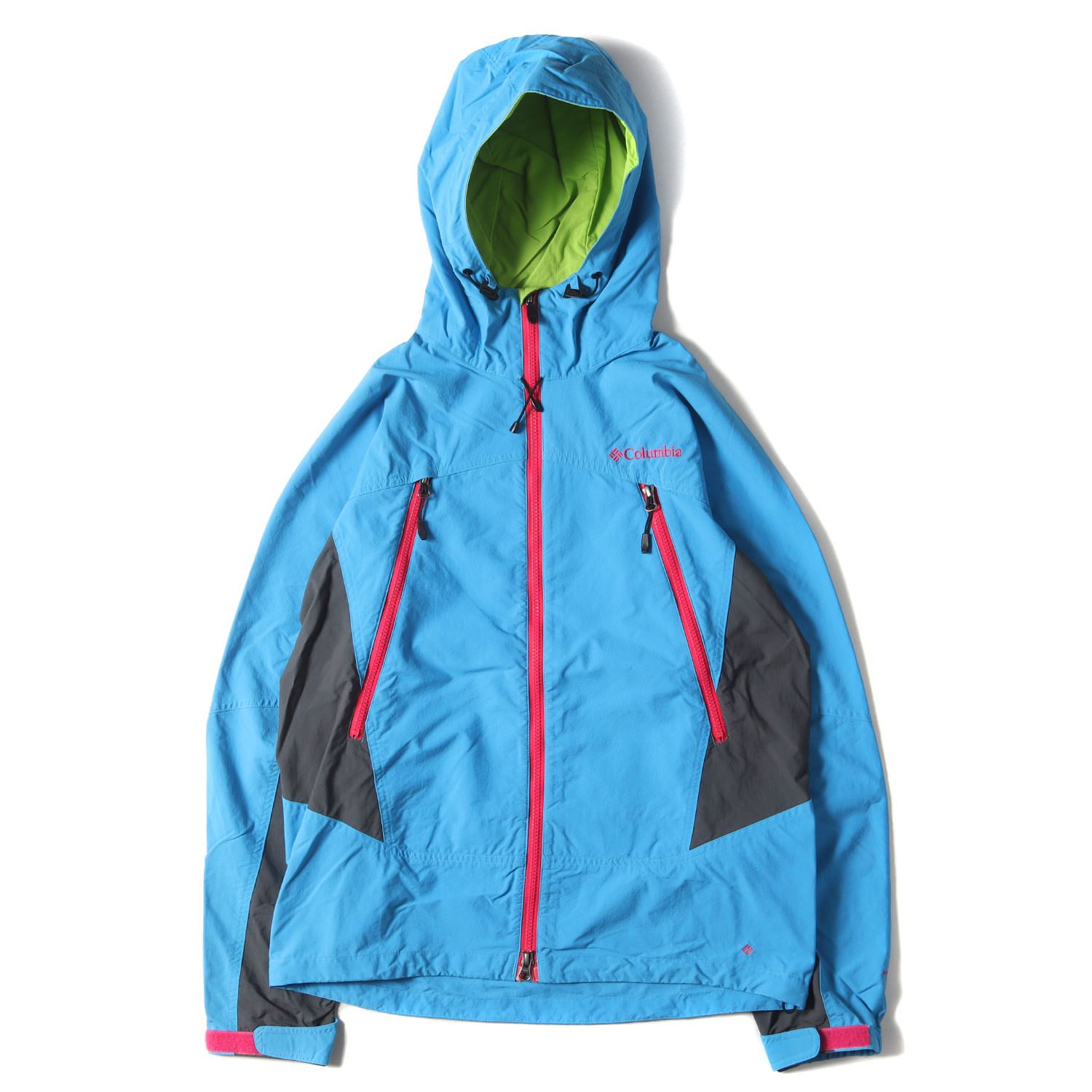 Columbia コロンビア ジャケット サイズ:M ビベンス ナイロン フードジャケット BIBBINS JACKET ブルー 青 アウター ブルゾン ナイロンジャケット アウトドア【メンズ】