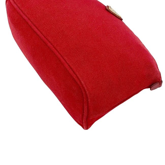 プラダ ポーチ レッド ROSSO カナパ 1N1857 美品 キャンバス - メルカリ