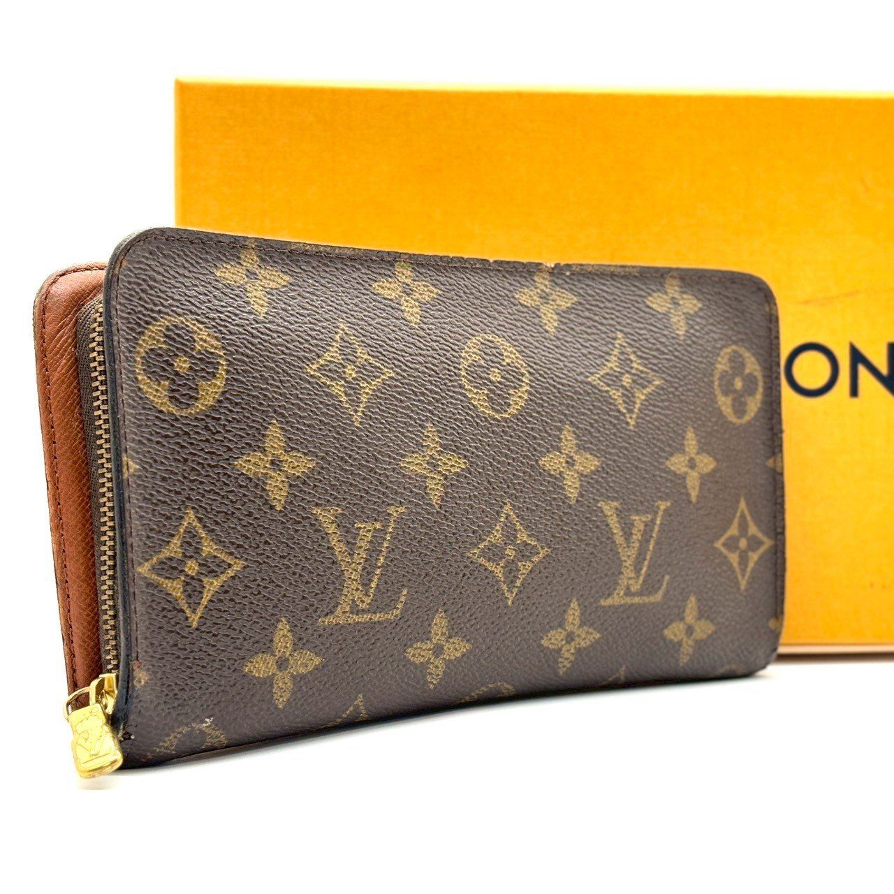 407 ルイヴィトン モノグラム　ラウンドファスナー ポルトモネジップ　長財布 LOUIS VUITTON ルイヴィトン モノグラム ポルトモネ・ジップ