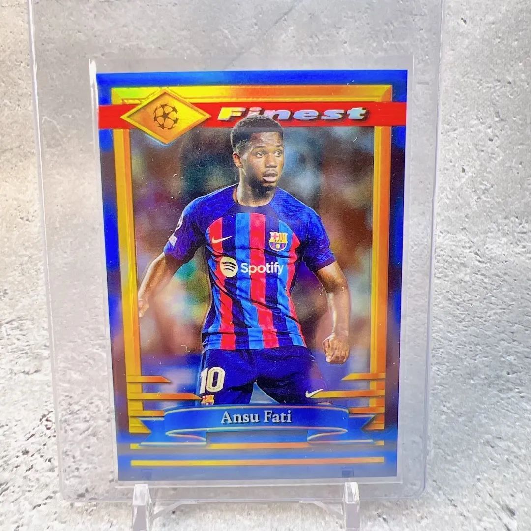 直筆サイン!!限定99枚】ペドリ ＆ ファティ バルセロナ topps