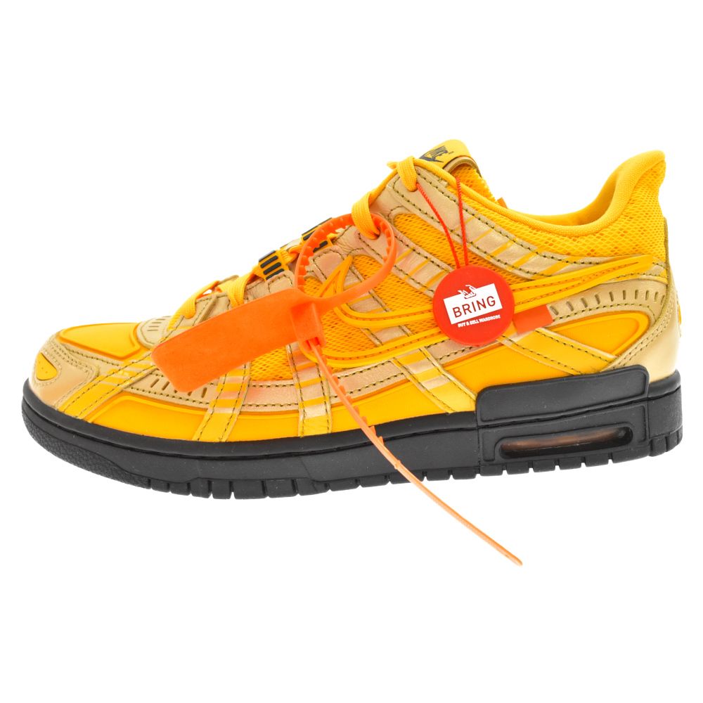 NIKE (ナイキ) ×OFF-WHITE AIR RUBBER DUNK LOW UNIVERSITY GOLD オフ