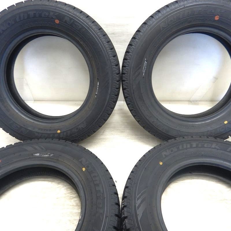 145/80R13 オートバックス ノーストレック N3i 17年 4本 [AT-271] 中古 145⁄80R13 AUTOBACS NorthTrek N3i 4本 スタッドレスタイヤ