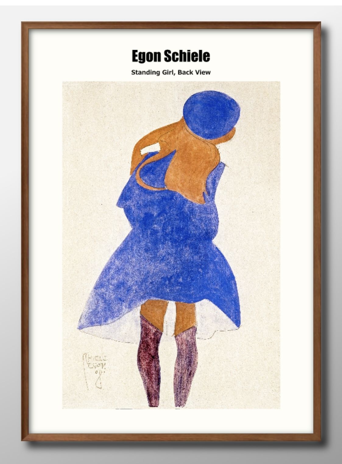 額装品/Two Girls/エゴン シーレ/アート/ポスター/インテリア 額装品/Two Girls/エゴン シーレ/アート/ポスター/インテリア 額装品