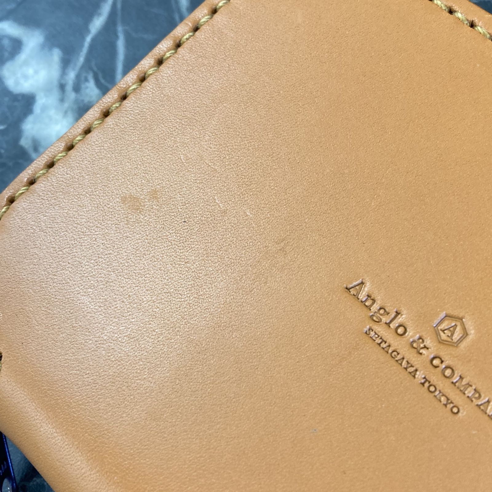 66. ＃2 Anglo-company アングロ-カンパニー レザーワレット ルアーケース 店舗併売品