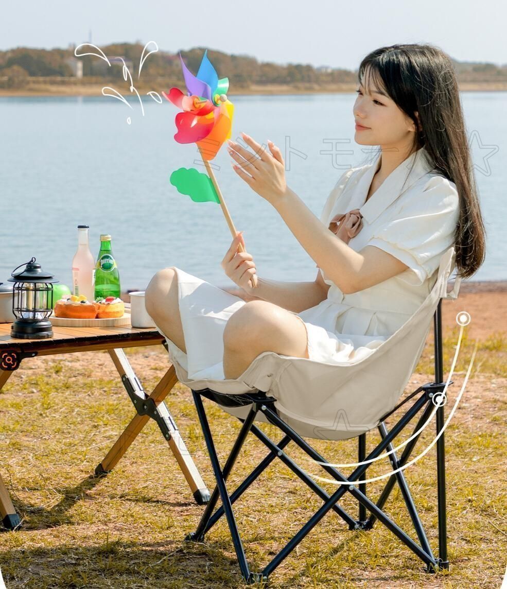 新しい未使用 アウトドア ビーラッパーチェア キャンプ 椅子