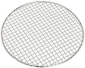 遠藤商事 セール中 焼網 業務用 クリンプ目 丸型 30cm 18-8ステンレス