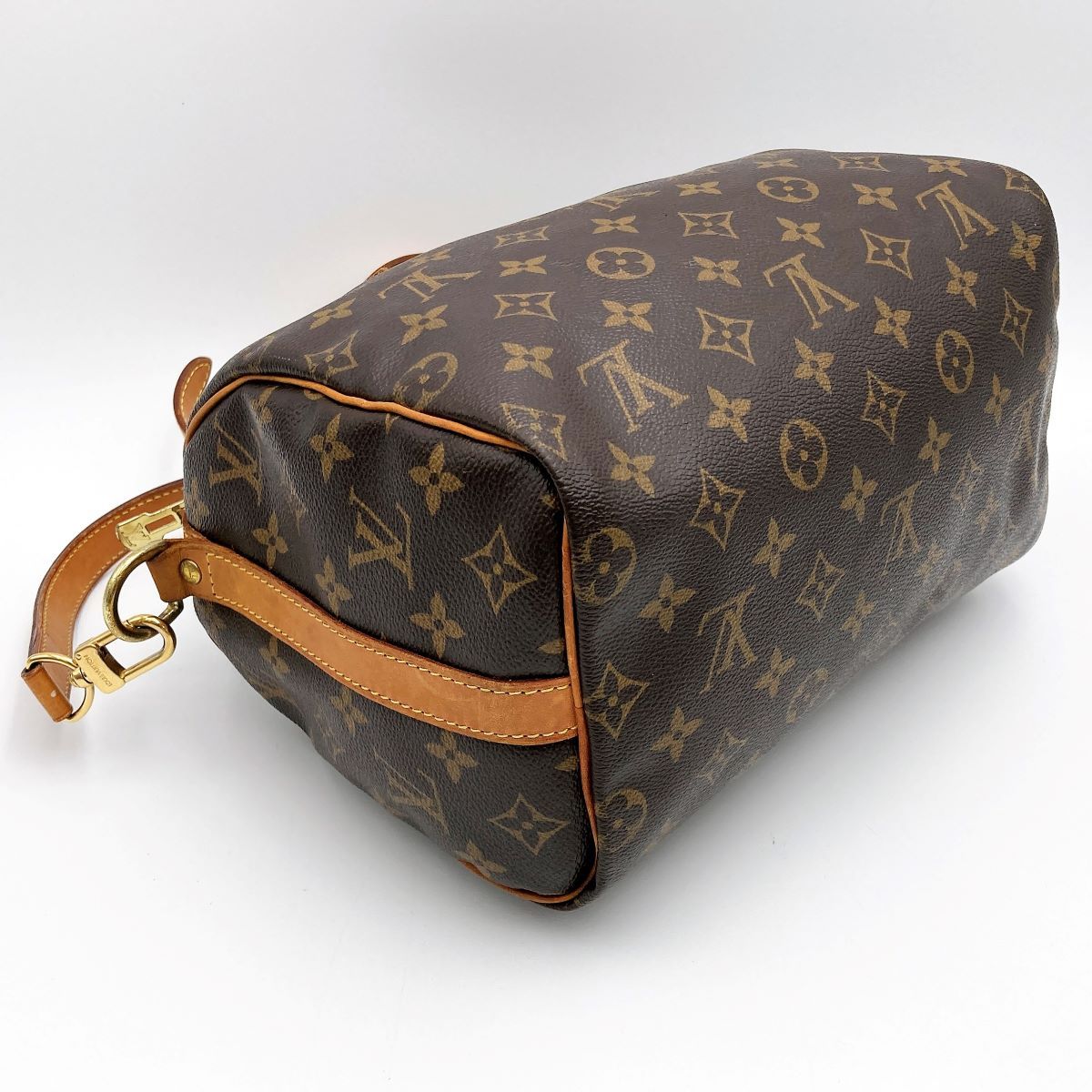 LOUIS VUITTON ルイ・ヴィトン スピーディ25 バンドリエール モノグラム ショルダーバッグ ブラウン PVC レディース メンズ  ファッション M40390 USED 中古