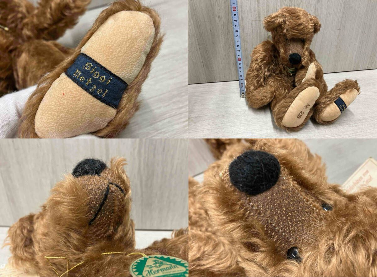 Hermann テディベア 緑 ハーマン Biggi Netzel アーティストベア