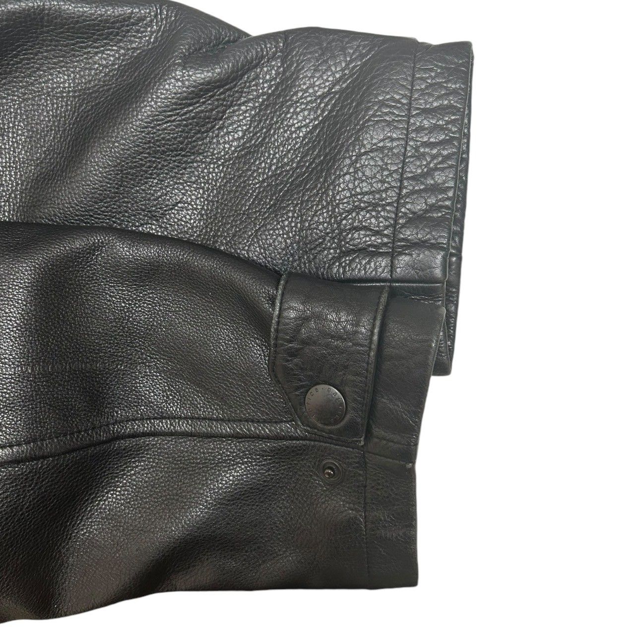 【即日発送・US古着】90s ノーティカ　レザー　カーコート　カバーオール　黒