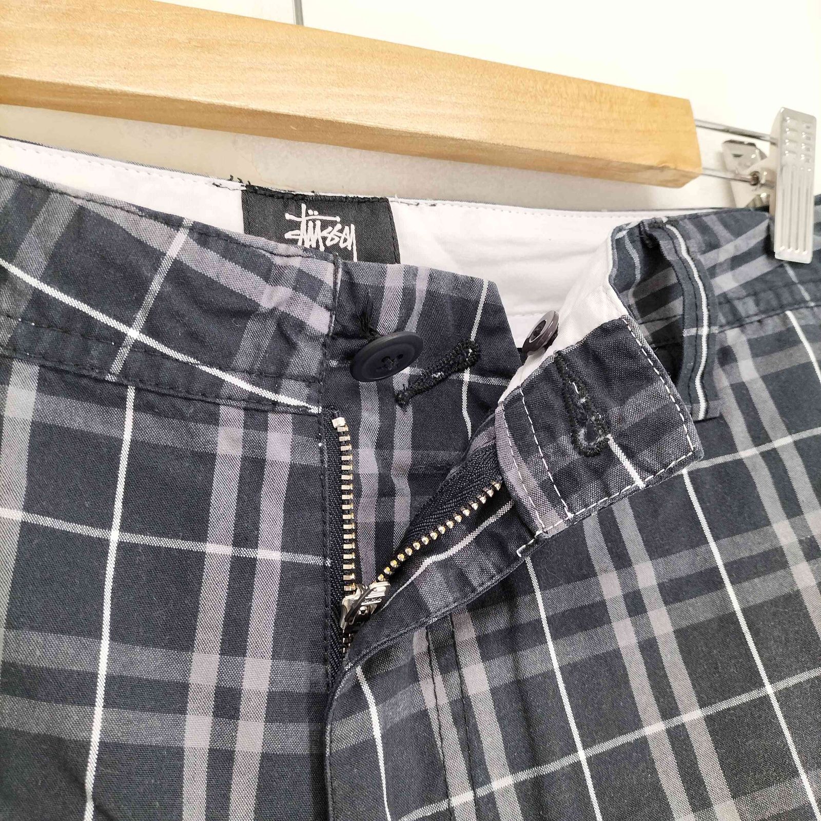 ステューシー Stussy チェック柄パンツ メンズ 34 - メルカリ