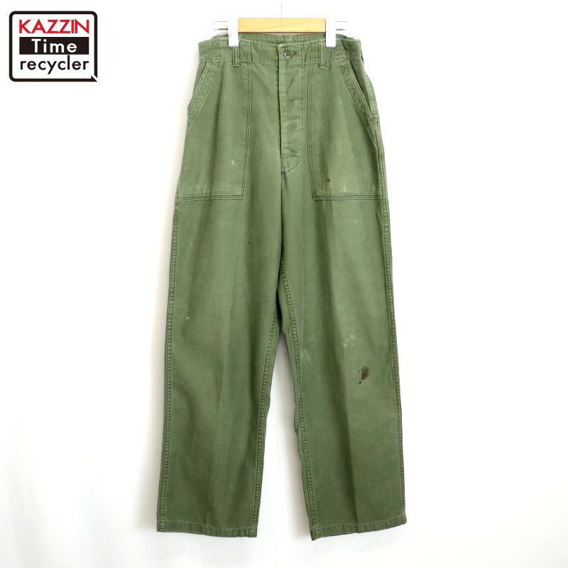 50s US.ARMY ベイカーパンツ 初期型 サイドアジャスター 米軍 50's□【米軍実物】U.S.ARMY【初期】サイドアジャスター付き