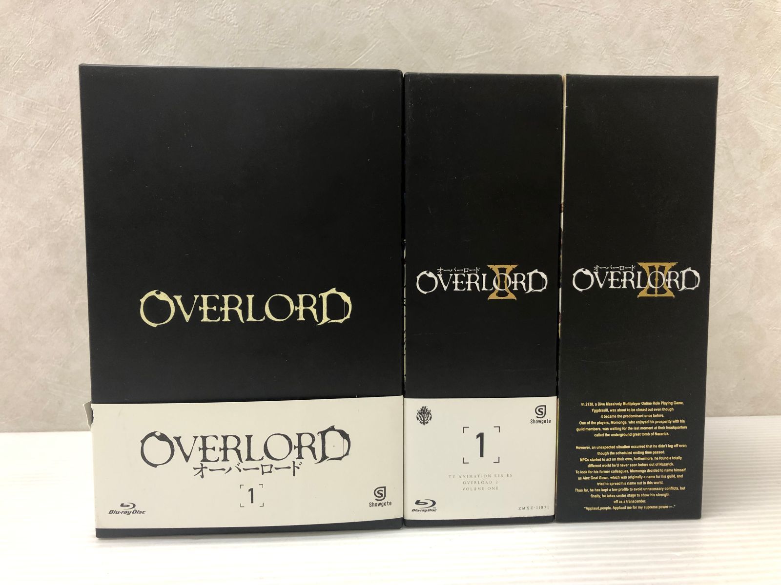 Blu-ray オーバーロードⅠ Ⅱ Ⅲセット タバコ臭あり smadv086587