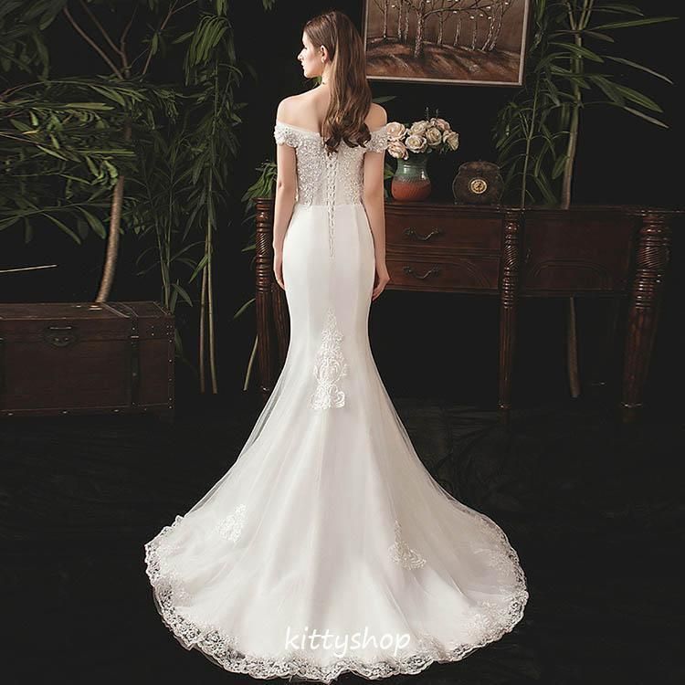 ブライダル ロングドレス