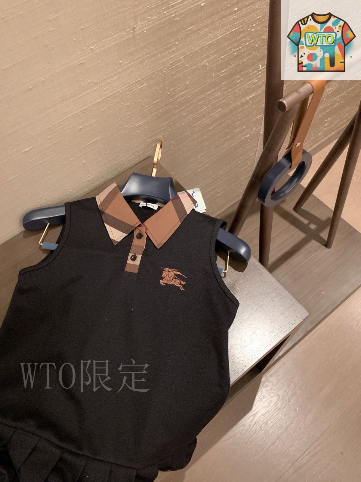 BURBERRYSバーバリー　新品　未使用　レトロ　半袖ワンピース　140cm 希少✨Burberrys バーバリーズ ワンピース 半袖 シャツ Y2K