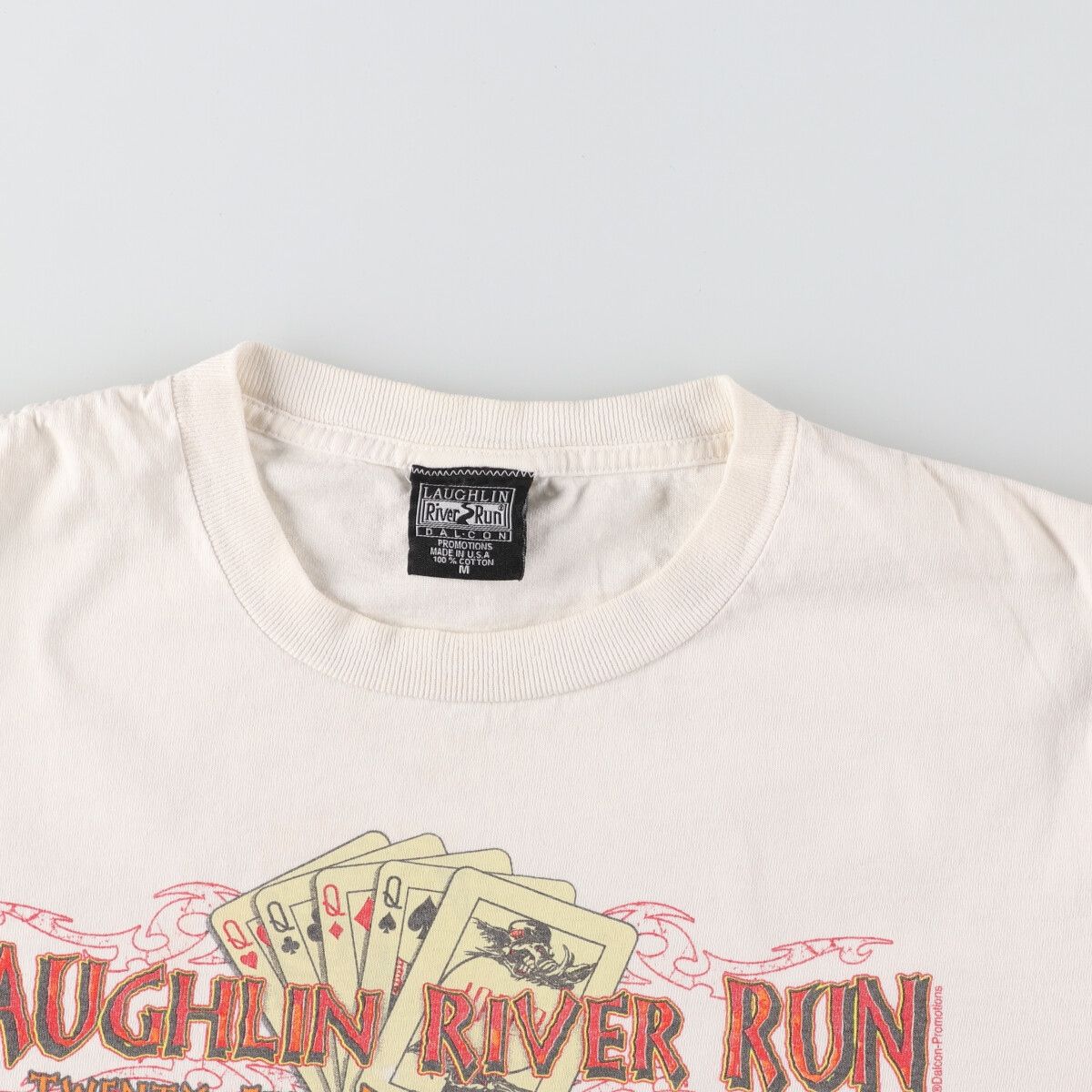 古着 00年代 LAUGHLIN RIVER RUN 両面プリント ロングTシャツ ロンT 