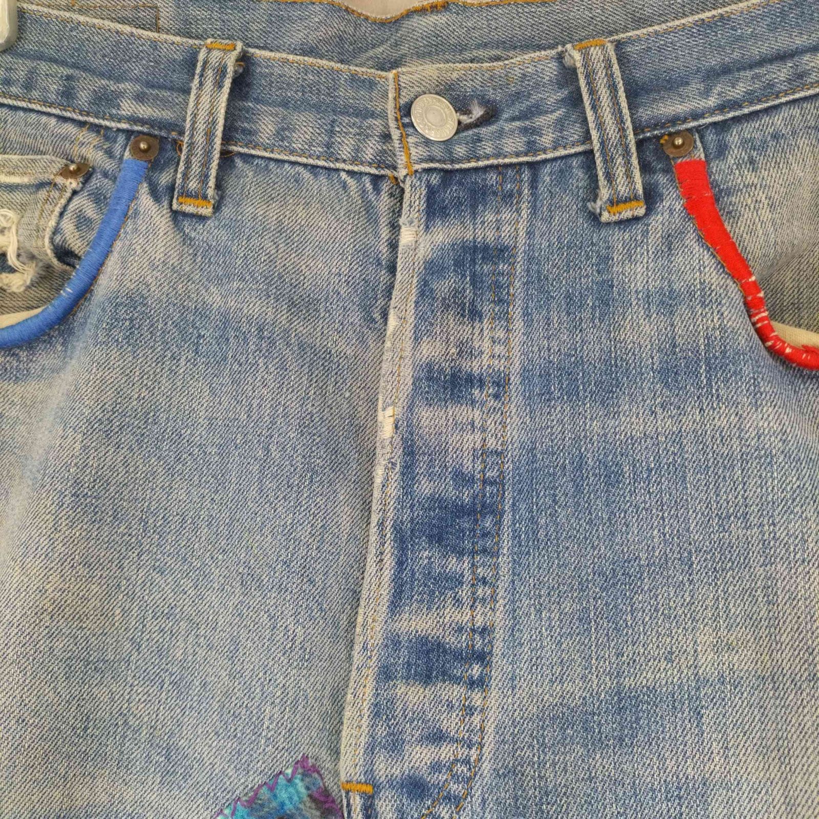 リーバイス Levis 70s 501 66前期 シングル 黒カン リメイクパッチ 
