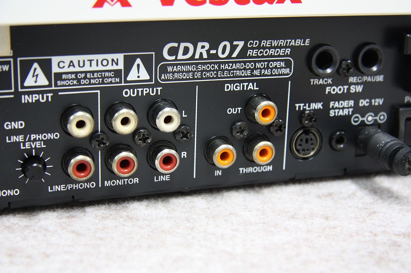VESTAX CDレコーダー機能付CDJプレーヤーCDR-07