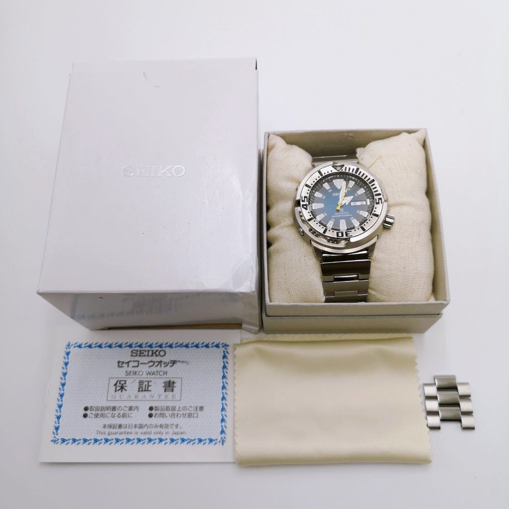 SEIKO セイコー SBDY055 ブルー ケース 46.1×49mm 手首周り 19.5cm メンズ腕時計 JW-83