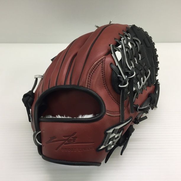 【コンビニ受取対応商品】 Hi-Gold ハイゴールド 中古品 己極 OKG 内野手用グローブ 軟式 捕手用