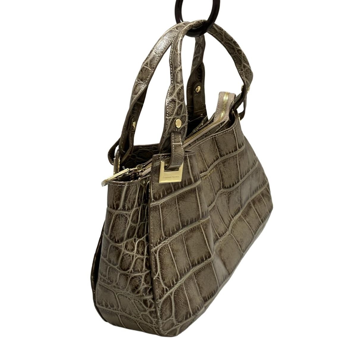 LEATHER JEWELS(レザージュエルズ) ハンドバッグ - 17M53 ライト  