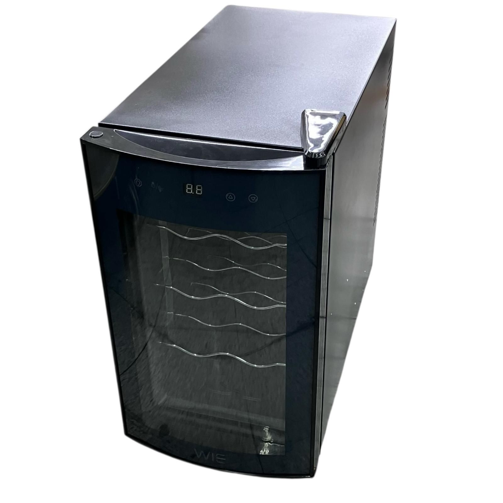 WIE電子 ペルチェ式ミニワインクーラー 12本WIWCTE12BFGADX K