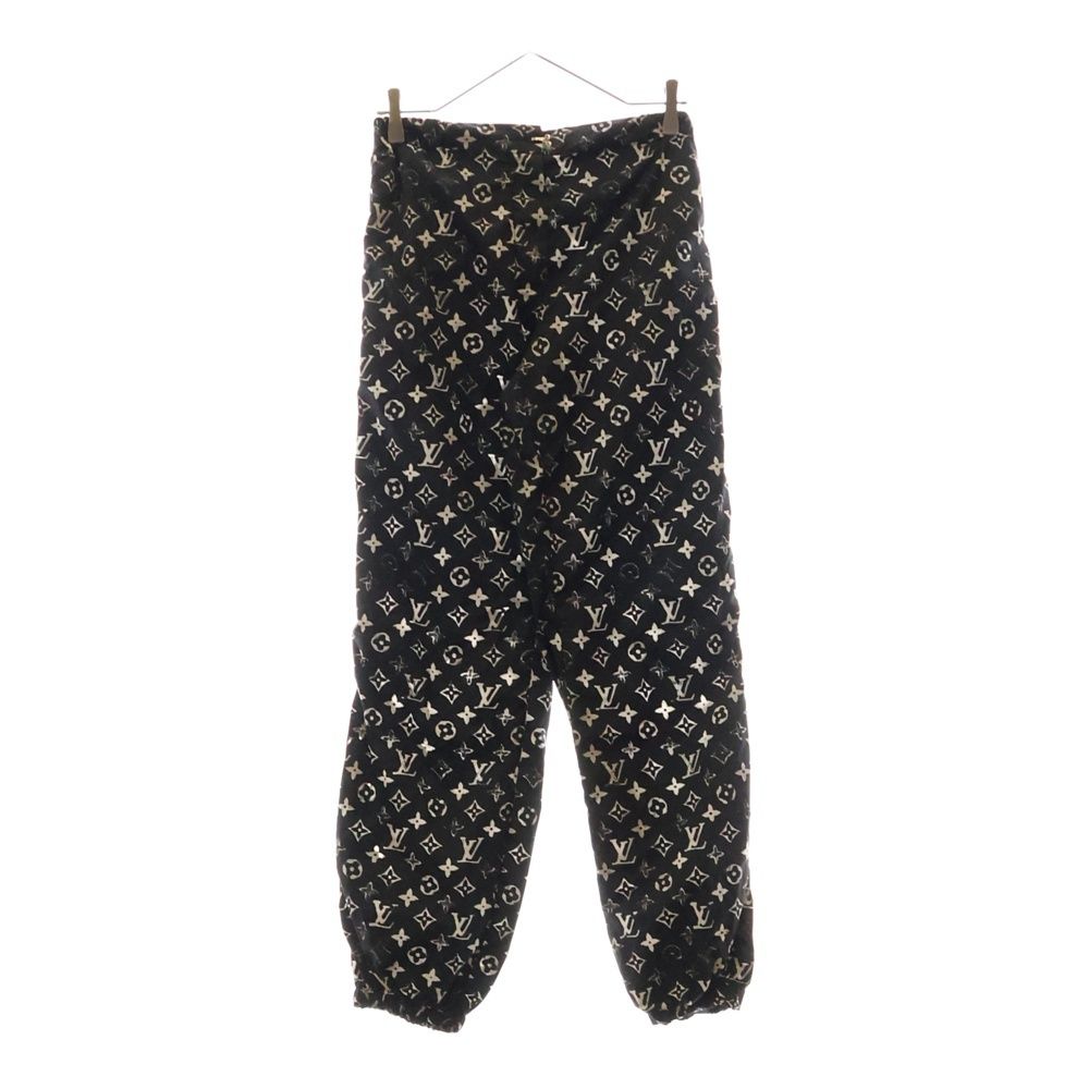 LOUIS VUITTON ルイヴィトン 20SS ステンシル エフェクト モノグラムパンツ FIPA11DFU ブラック