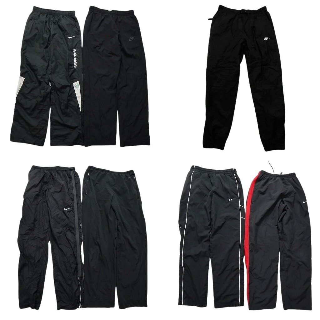 古着卸 まとめ売り ナイキ NIKE ウインドブレーカー パンツ 7枚セット メンズ S |M スウォッシュ トラックパンツ 古着 NC0763