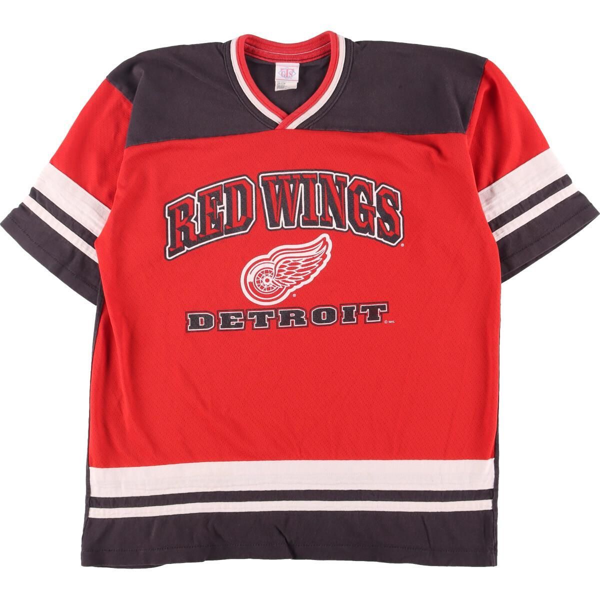 古着 GTS NHL DETROIT RED WINGS デトロイトレッドウィングス Vネック