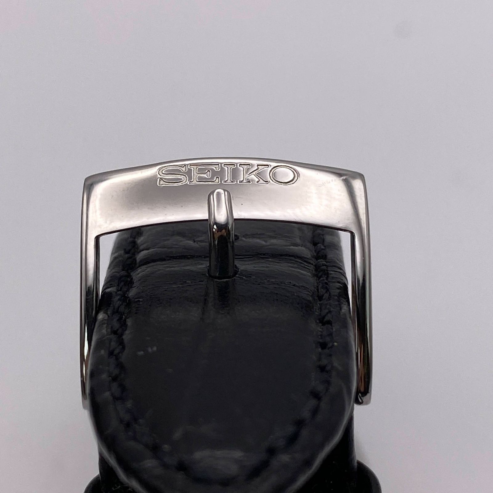 セイコー SEIKO クオーツ 6G28-00A0 黒文字盤 ブラック スモセコ