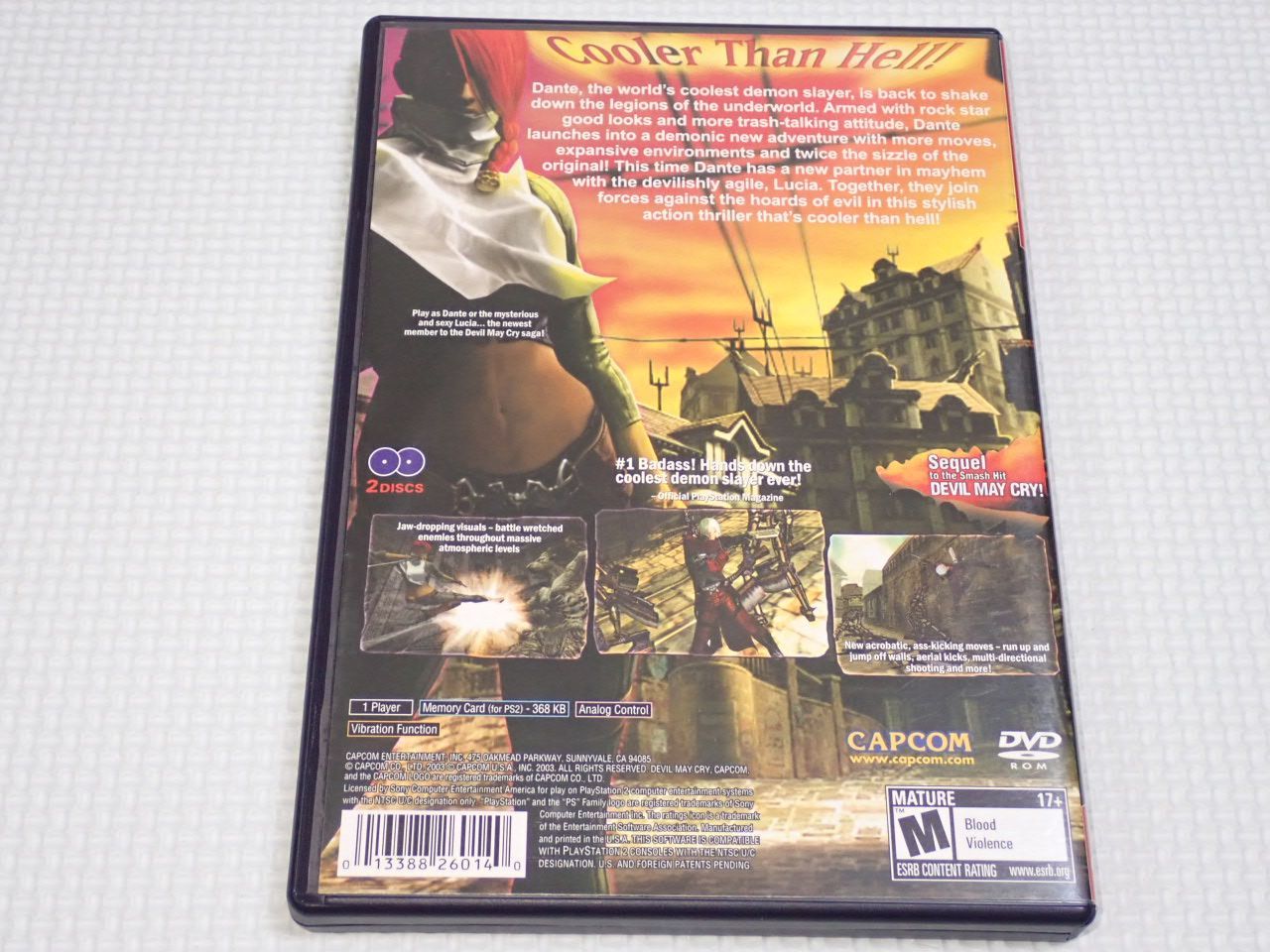 PlayStation2 - PS2★Devil May Cry 2 海外版 北米版★箱付・説明書付・ソフト付 PS2☆Devil May Cry 2 海外版 北米版☆箱付・説明書付・ソフト付