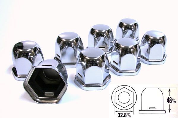 ナットキャップ【新ISOナット対応　32.8mm】　８穴用　高さ48mm