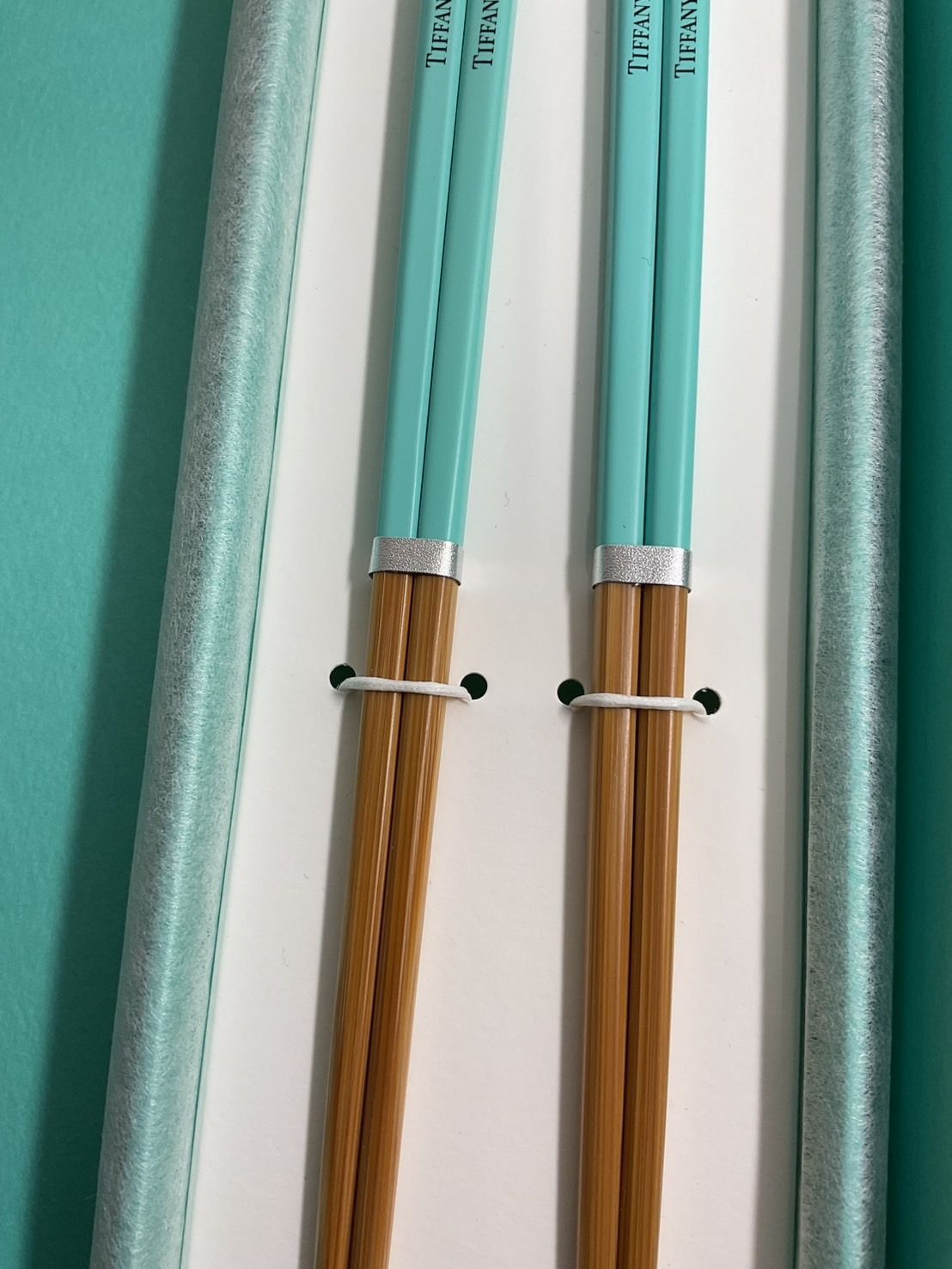 新品・未使用】Tiffany & Co. ティファニー 夫婦箸 Tiffany & Co