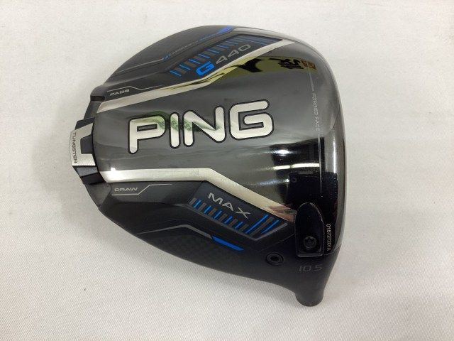 中古】ピン 【大人気】G440 MAX ドライバー/ヘッド単品 カバー