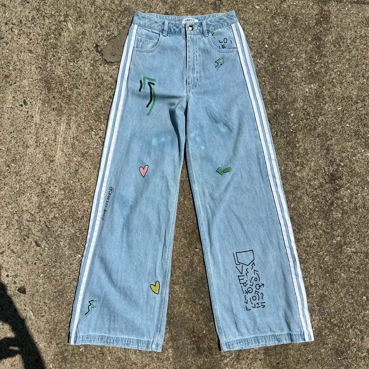 adidas(アディダス) x フィオルッチ デニム トラック パンツ