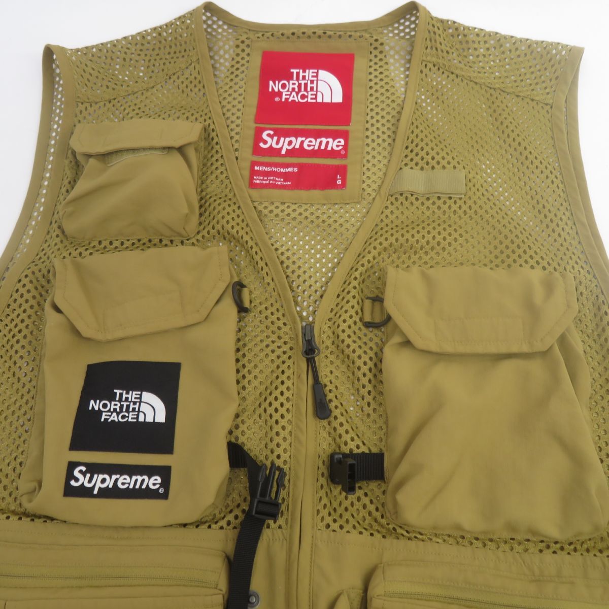 MI Mサイズ Supreme NORTH FACE カーゴベスト シュプリーム x ノースフェイス カーゴ ベスト ブラック Mサイズ