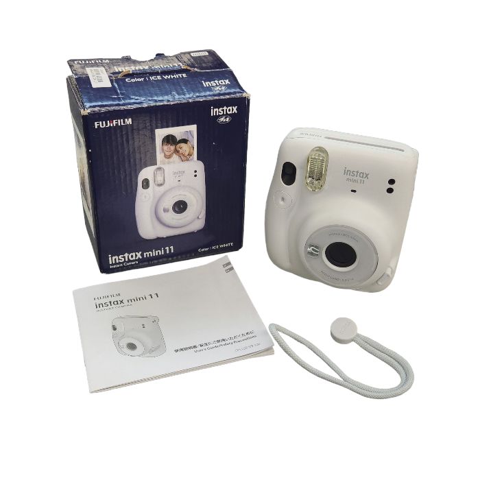 FUJIFILM インスタントカメラ チェキ instax mini 11 アイスホワイト INS MINI 11 WHITE 中古 1