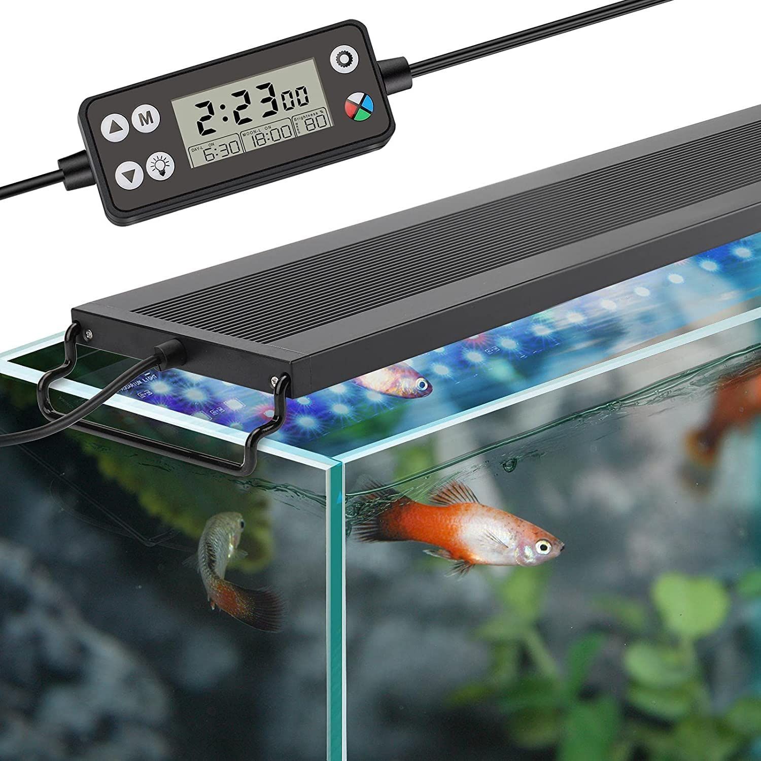 魚用品・水草 【大人気】hygger 水槽ライト LEDアクアリウムライト 30