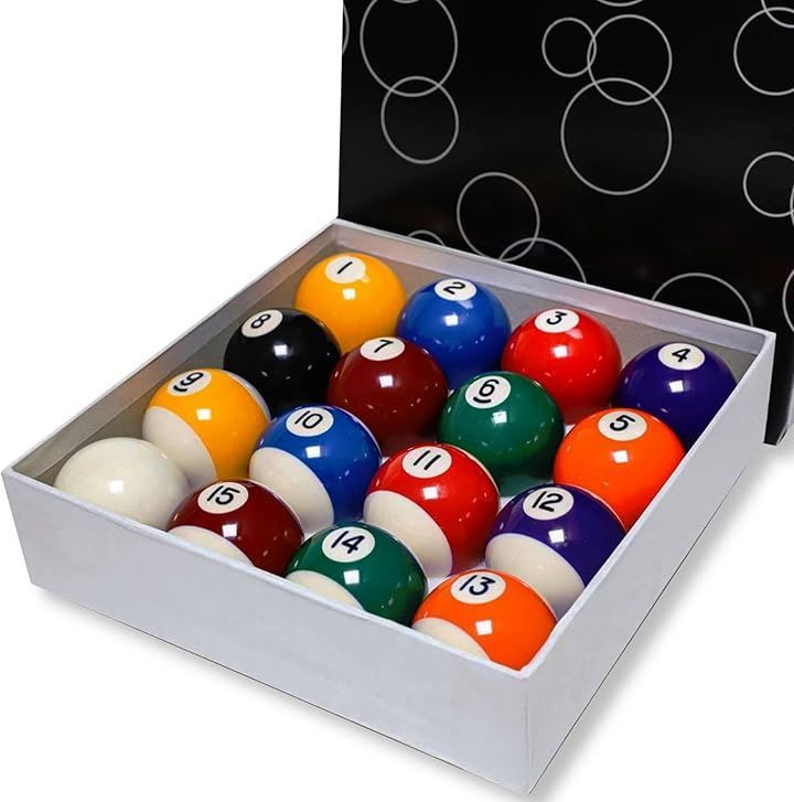 ビリヤード ボール 16個 セット 57.2mm 玉 球 硬質プラスチック 樹脂
