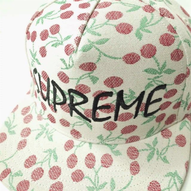 新品 SUPREME シュプリーム 23SS Cherries 5-panel Cap チェリーズ5