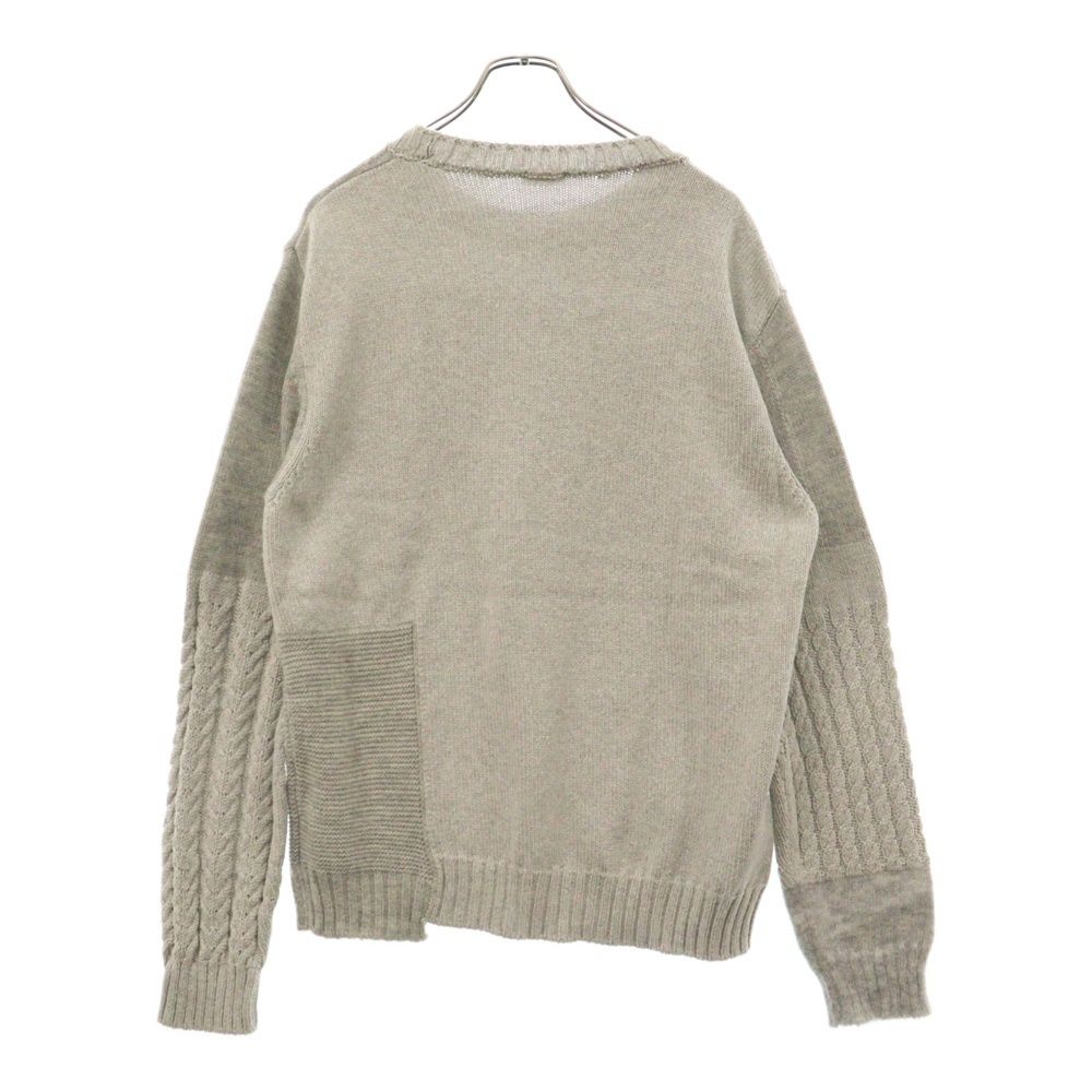 DIESEL (ディーゼル) patchwork knit sweater パッチワーク